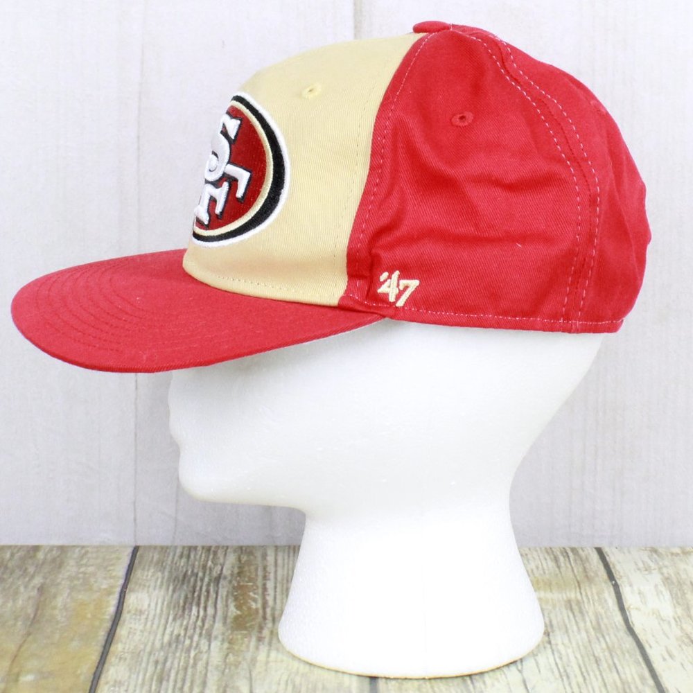 NWOT 47 Brand Red Youth San Francisco 49ers NFL Snapback Cap - Picture 3 of 10